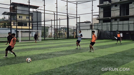 A grassroots match being streamed live in the UnLeague app